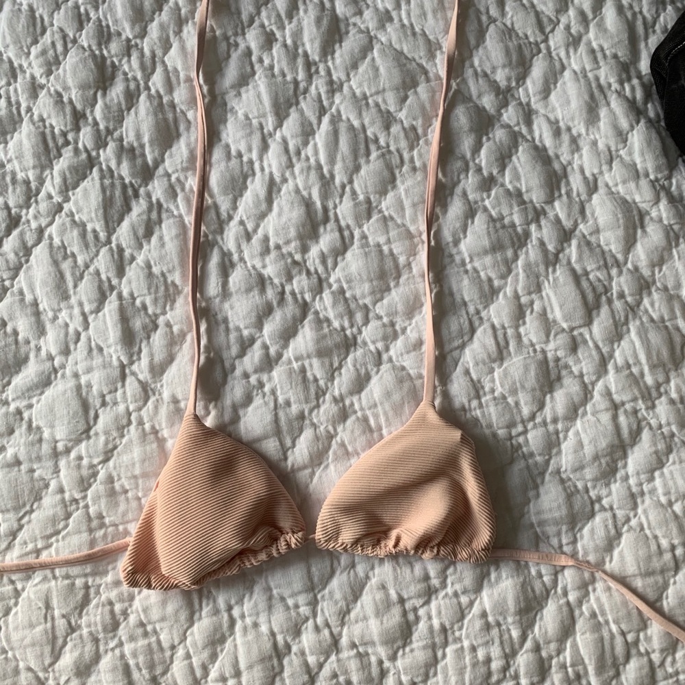 Vitamin A blush bikini top
